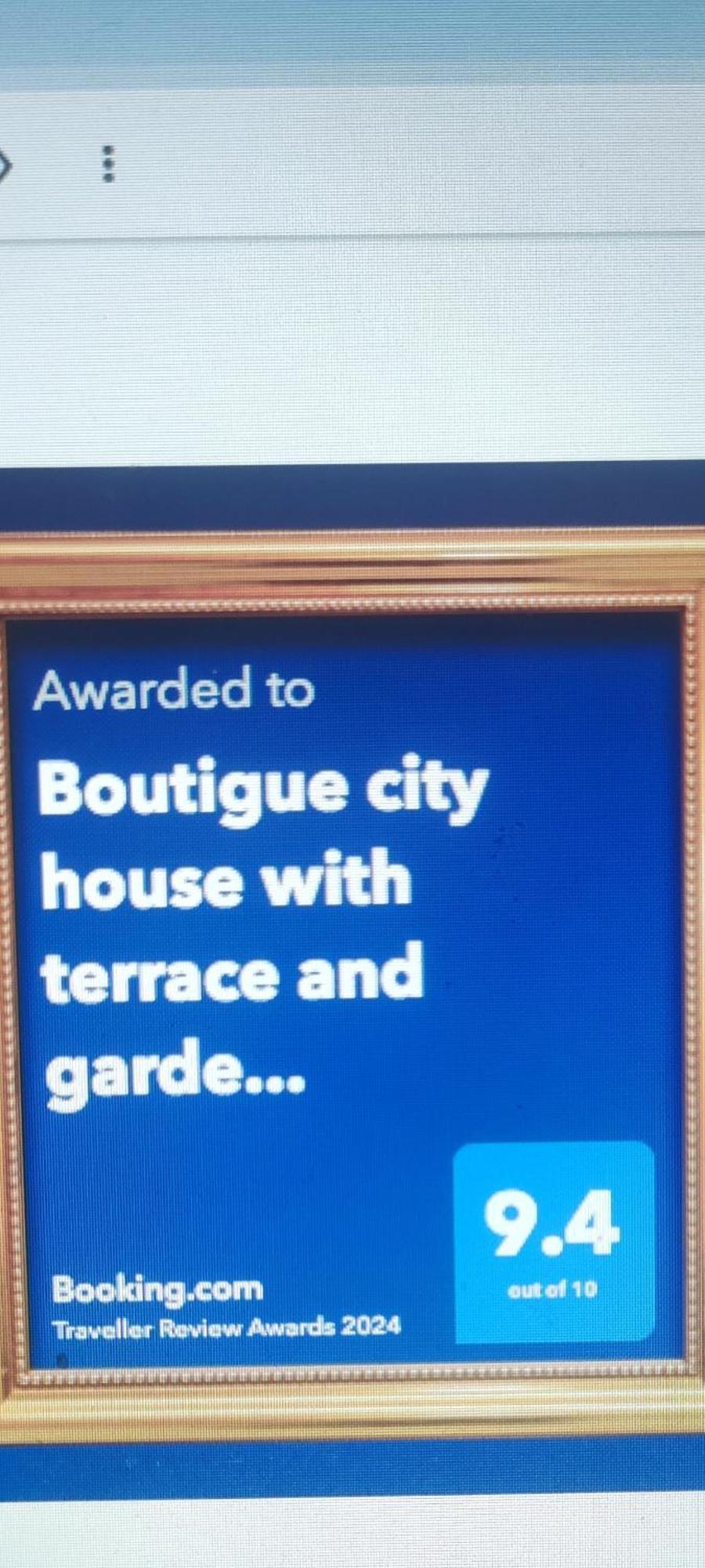 Boutigue City House With Terrace And Garden Free Parking 리가 외부 사진